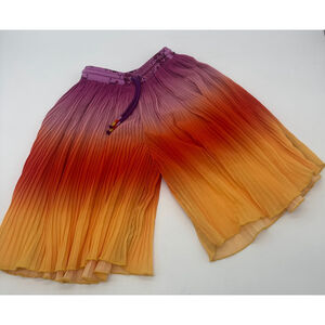 MATILDA JANE Ombre Pleated Pants 2T Orange Purple